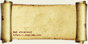 Žaklina Gošić vizit kartica